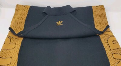 adidas X Ivy Park Knit Logo Dress | Size L Black Mesa Gold Beyonce Drip 2.2  for sale online | eBay