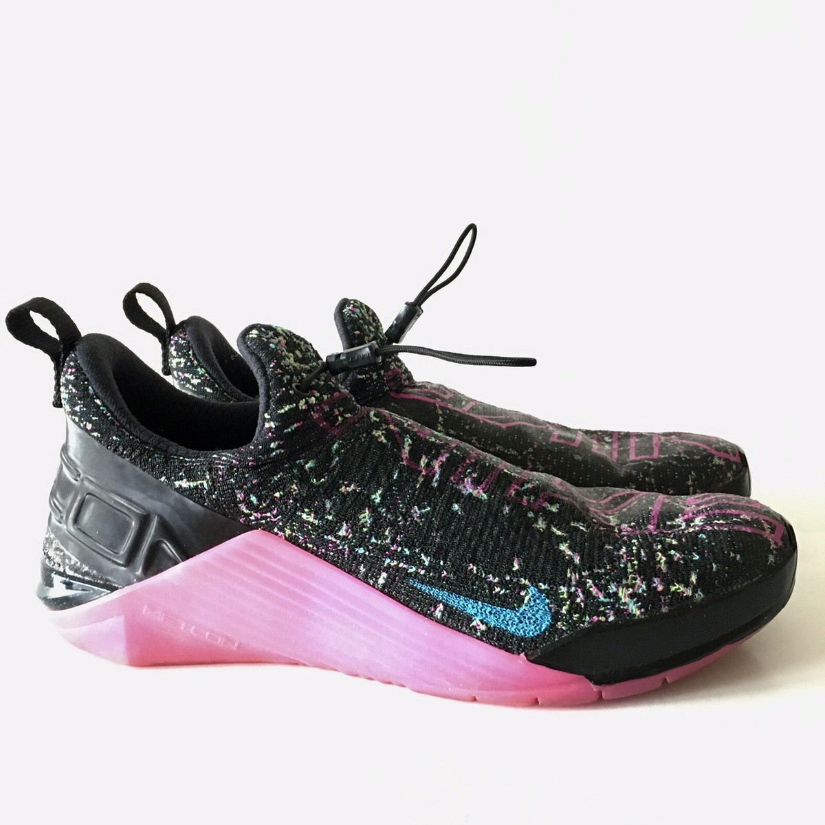 Nike React Metcon Amp Black Fire Pink Gym Training Shoes CN5501-046 Men’s  Size
