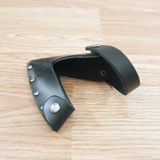 WOOX Volante Axe Blade Sheath One Piece Black Leather Construction Hand Stitched