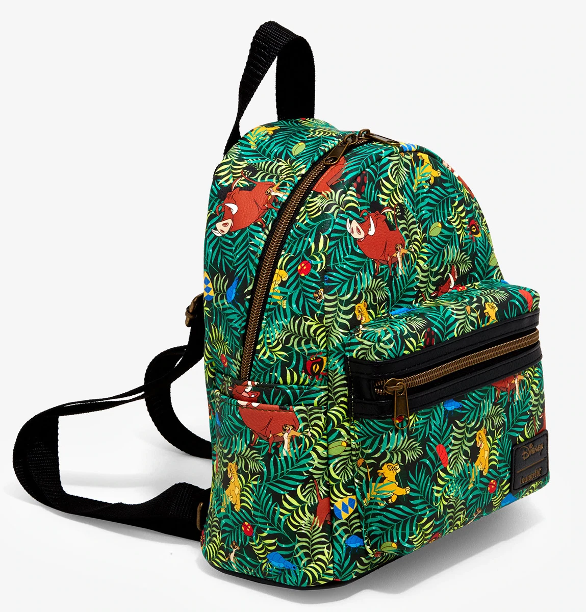 Loungefly Disney Lion King Jungle Bugs Simba Pumbaa Timon Mini Bag