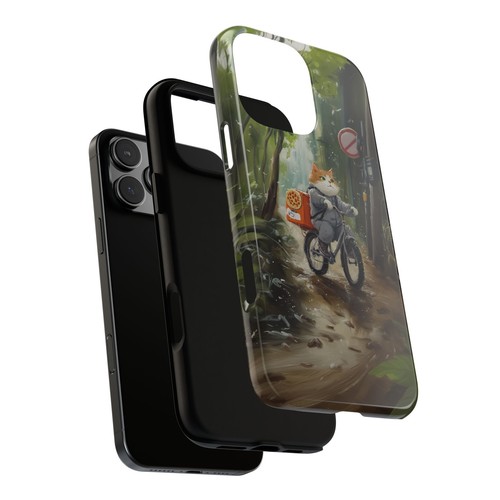 Cat Pizza Delivery Bike - Phone Ink Cover Case for iPhone, Galaxy, Pixel - 第 12/273 張圖片