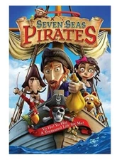 Seven Seas Pirates, (DVD, 2015), Animated, New and Sealed, Free Shipping