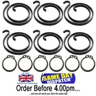 2mm Door Handle Springs Repair Kit Plus Circlip (6 x 2 Turn Plus 6 Circlips)