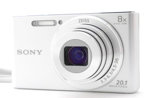 [MINT in Box] Sony Cyber-Shot DSC-W830 20.1mp Silver Digital Camera From Japan - Afbeelding 1 van 9