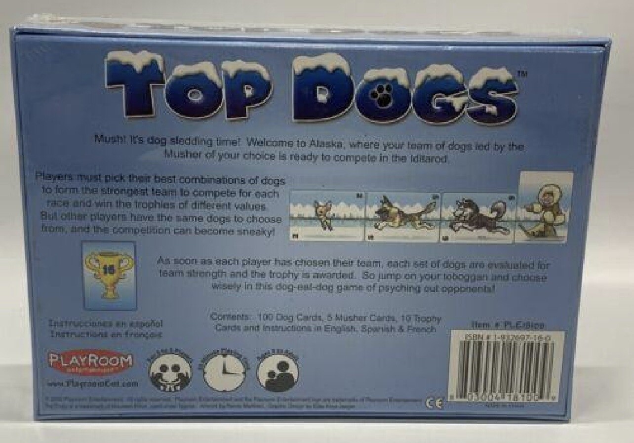 Top Dogs Card Game by Playroom Entertainment for sale online eBay