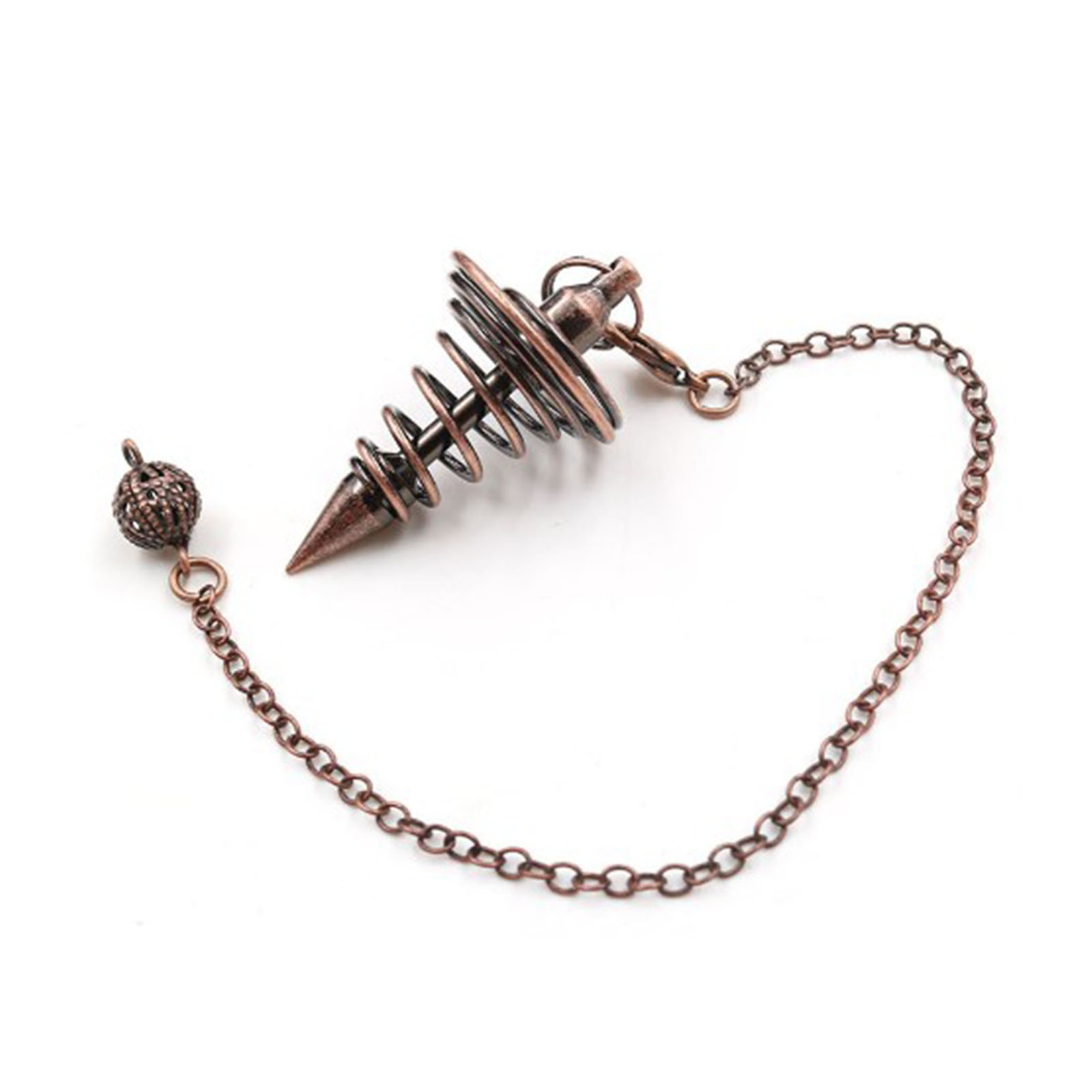 Exquisite Luster Spiral Bead Cage Necklace For Boys Girls Recommended