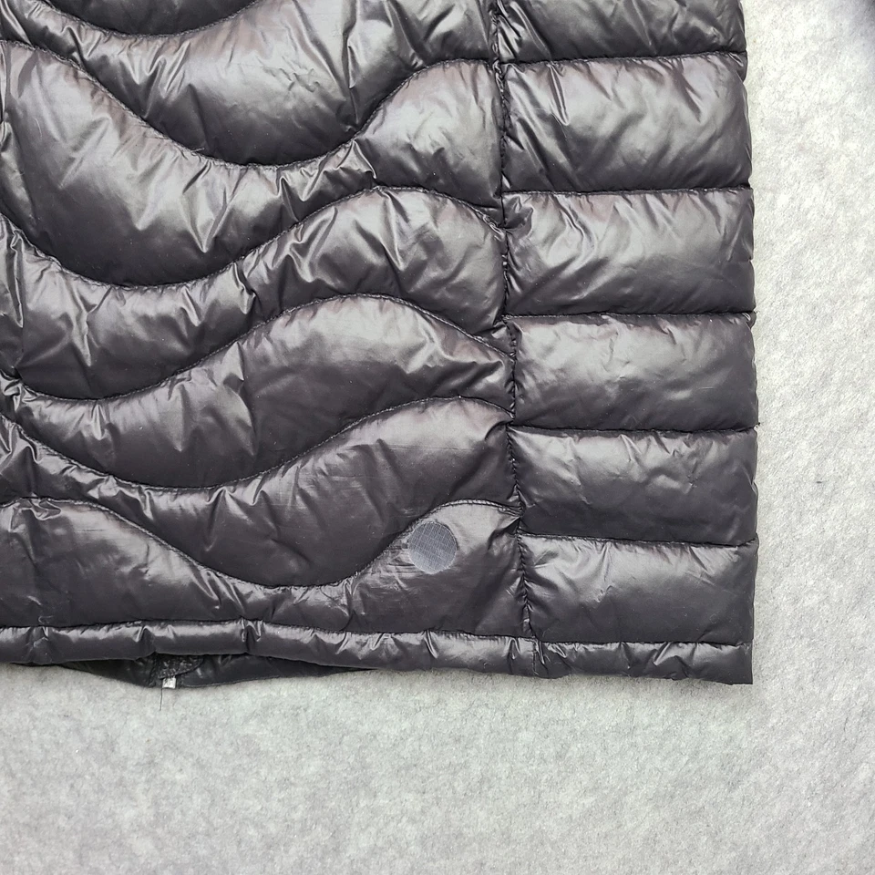 Maxi Chaqueta Andrew Marc Plumón Empacable Mujer XL Negra 650 Relleno Capucha Extraíble Foto 3 de 4