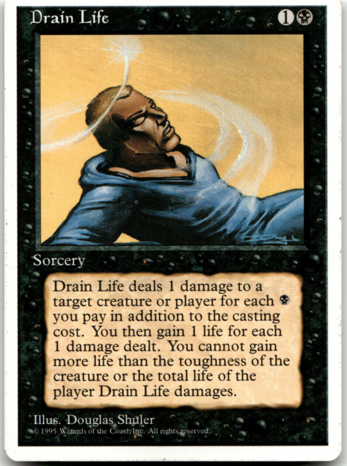 MTG Drain Life C Fourth Edition 16 LP