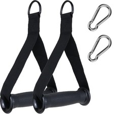 Exercise Handles for Resistance Bands  Cable Machines   Heavy-Duty Non-Slip ...
