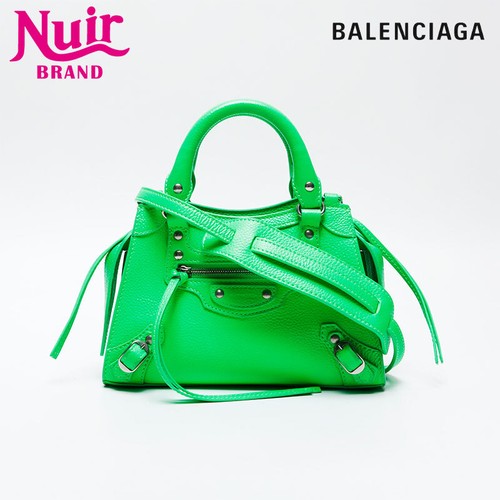 BALENCIAGA Handbag Neo Classic City 2way Green Used
