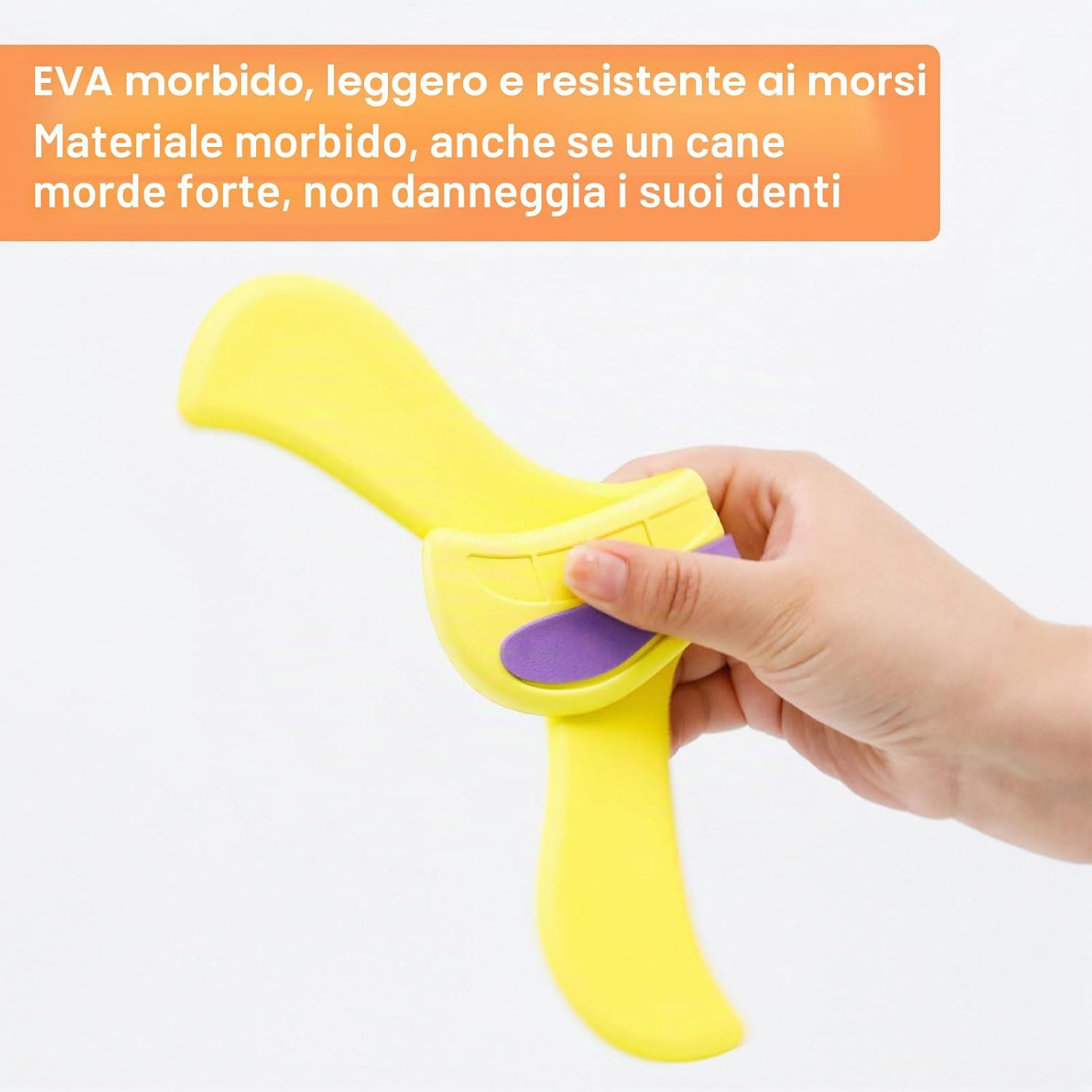 4 Pezzi Ritorno Boomerang Bambini,Aperto Disco Volante Giocattoli Schiuma,Boomer foto 3