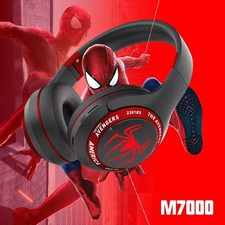 Spider Man Headphones Bluetooth Wireless Foldable Earphones Noise Cancellation