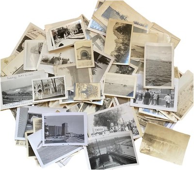 Lot of 80 Vintage Photos Buildings Landscapes & Historical Landmarks