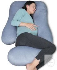 Pregnancy Pillows for Sleeping - U Shaped Full Body Maternity Pillow Removable