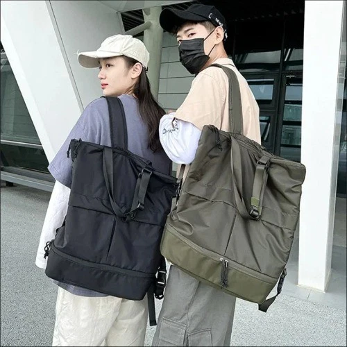 Women&Men Backpack LargeCapacity NylonWaterproof Sport Bag Trend School Portable