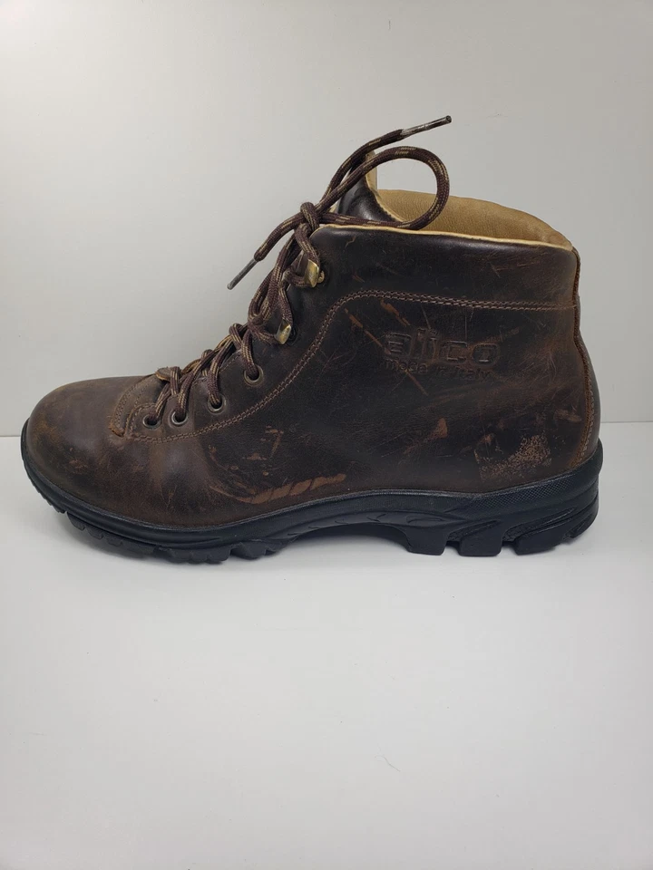 ALICO Hecho en Italia Todo Cuero Senderismo Mochilero Botas Para Hombre EE. UU. 10 M Foto 3 de 4