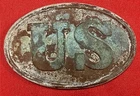 Civil War Excavated US Cartridge Box Plate