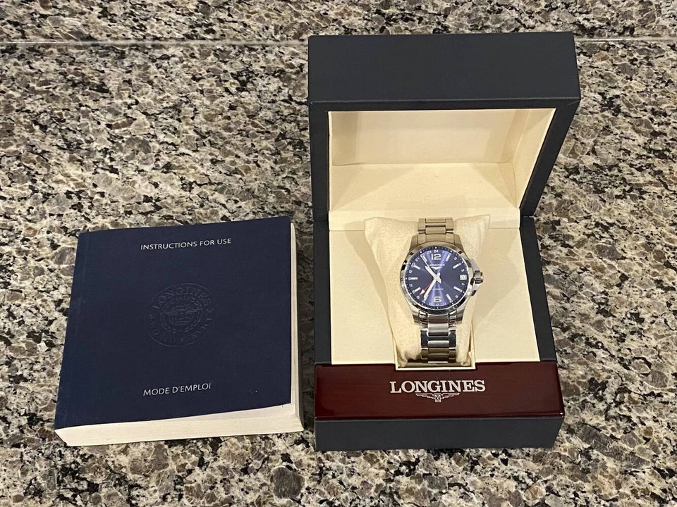 Longines Conquest 41mm Automatic GMT Stainless SPB-MS 321495 - Image 2 of 4