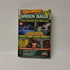 GREEN BAGS - New & Improved Made In USA Used By NASA