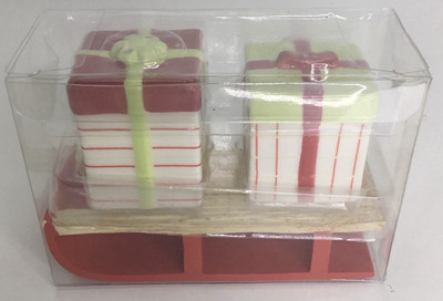Core Kitchen Ceramic Salt & Pepper Shaker Set Gifts Presents Christmas Stripes