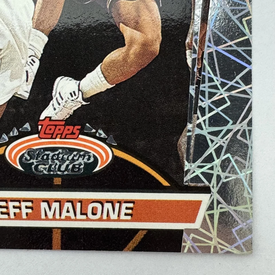 1992-1993 Topps Stadium Club NBA solo miembros Jeff Malone Beam Team 10 de 21 Foto 4 de 4