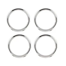 Stainless Steel 15 Inch Wheel Beauty Ring, Smooth, 4-Pack