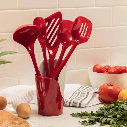 Hutzler Melamine Utensils and Crock - Thumbnail 2