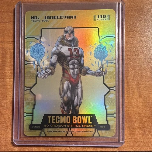 Tecmo Bowl Bo Jackson Battle Arena Mr. Irrelevant Gold Coin Flip Ice Brock Purdy