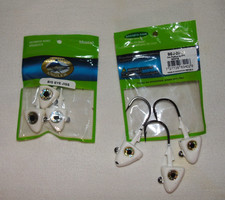 Bass Pro OffShore Angler 2 OZ Big Eye Fishing Jig White NOS  2 Packs Of 3 L2
