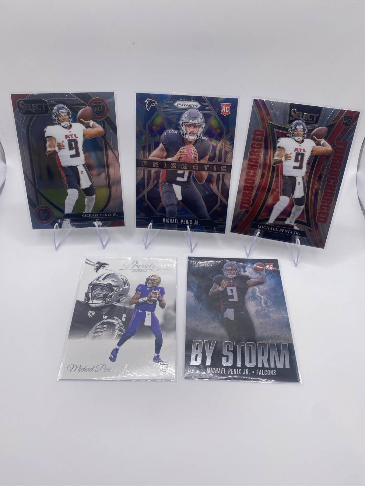 Michael Penix Rookie Lot - 5 Cards