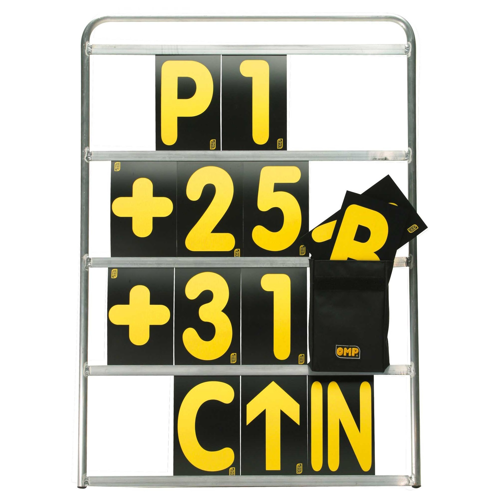 OMP Professional Motorsport Pit Signal Board With Complete Number Set