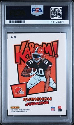2025 Panini Absolute - Kaboom! Horizontal Quinshon Judkins #30 (RC