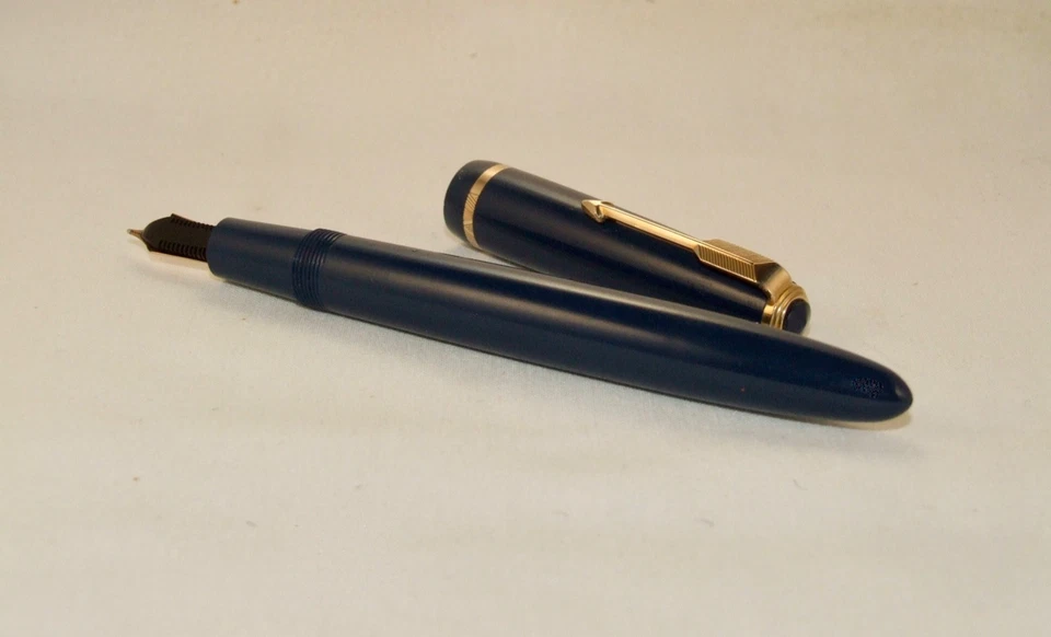 VINTAGE PARKER DUOFOLD SENIOR FOUNTAIN PEN - AERO-FILL - SUPERB - C1954 - Image 4 of 4