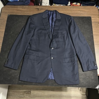 Brioni Palatino Wool Super 150's Suit Blazer Two Button size 44 Old Money Preppy
