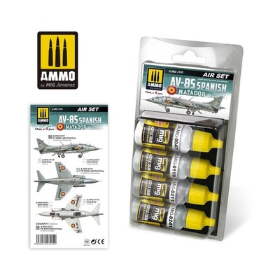 AMMO Paint Sets AV-8S Spanish Matador Set New