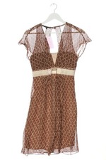 CELYN B. Abito estivo Donna Abito Taglia IT 44 marrone-bianco sporco elegante