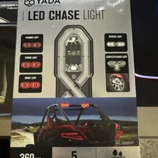 YADA 7 INCH LED CHASE LIGHT 360 Lumens IP67 LM533858-5 Modes DOT Compliant