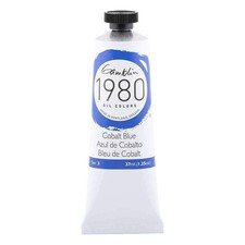 Cobalt Blue Oil Paint 1.25 Oz Student Grade High Quality Made in USA