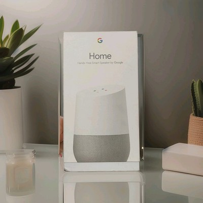 Google Home Smart Speaker Google Assistent, Mit Originalverpackung, Top Zustand 