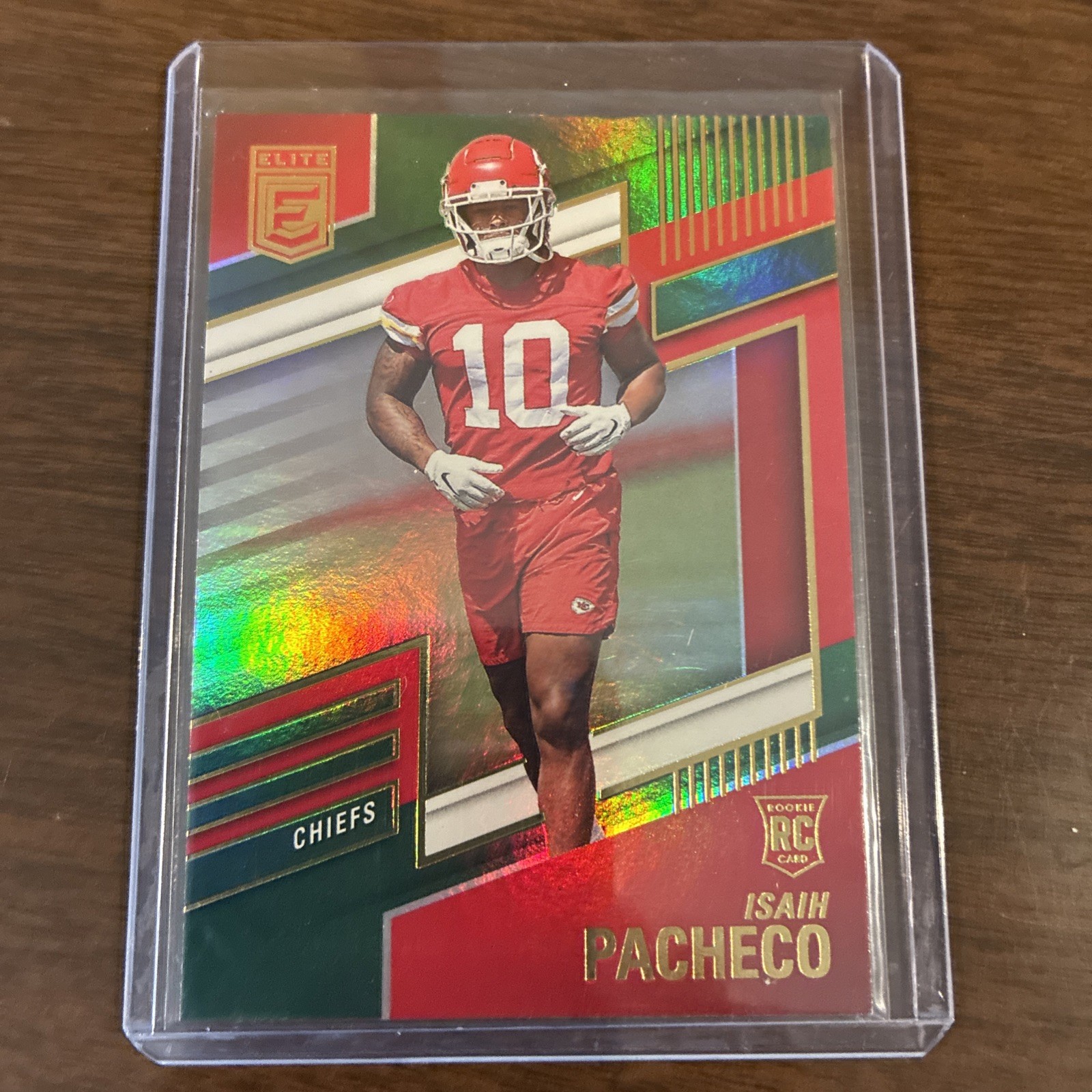 2022 Panini Donruss Elite - Rookies Isiah Pacheco #183 Green (RC)