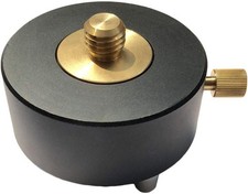 Rotating Adapter, Adapter Base Tribrach Tripod for Mounting GPS, Retro Black