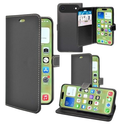 Für Apple iPhone 17 Air Handyhülle Wallet Flip PU Leder Kartenfach Cover