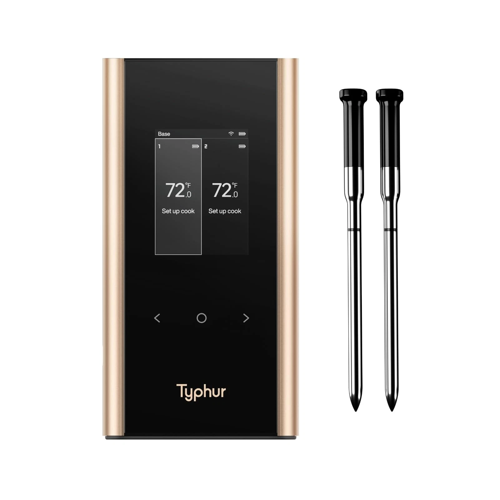 Typhur Sync Gold Wireless WiFi Meat Thermometer, 2 Slim Probes, 6 Sensors, 10...
Opens in a new wind