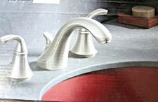 Kohler Forte Brushed Nickel Widespread Bathroom Faucet 10273-4-BN