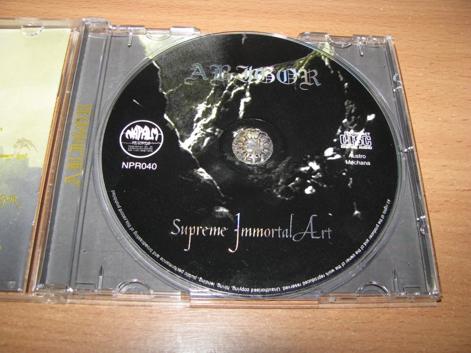 ABIGOR  Supreme Immortal Art (1998 Napalm 1st press) Mayhem,Gorgoroth,Darkthrone - Image 3 of 4