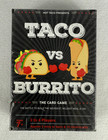Taco vs Burrito Card Game New Sealed 2–4 Players Ages 7+ Fast Fun Family Game