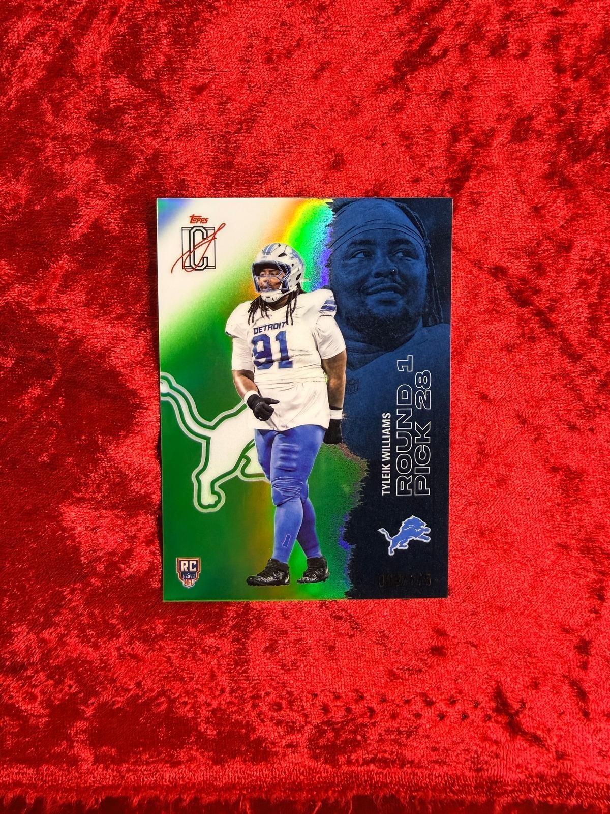 2025 Topps Signature Class #157 Tyleik Williams Lime Green #/175