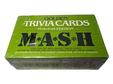 Vintage 1984 M A S H Edition Trivia Cards Never Used, Factory Shrink Wrapped 