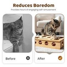 Scratches Puzzle Enrichment Box Interactive Cats Toy Gift Cat Nail File Box