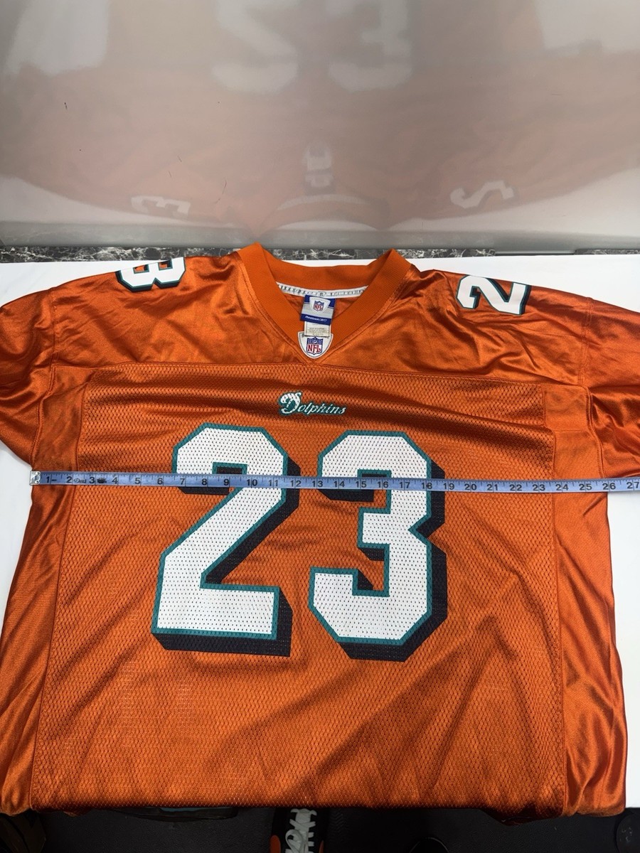 Vintage Ronnie Brown Miami Dolphins Orange Reebok Jersey XL | eBay